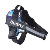 "Ultimate Reflective No-Pull Dog Harness with Custom ID Patch - Perfect for Outdoor Adventures!"